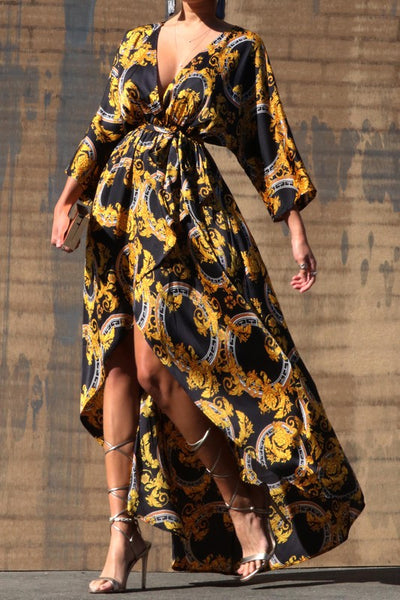 printed woven dress